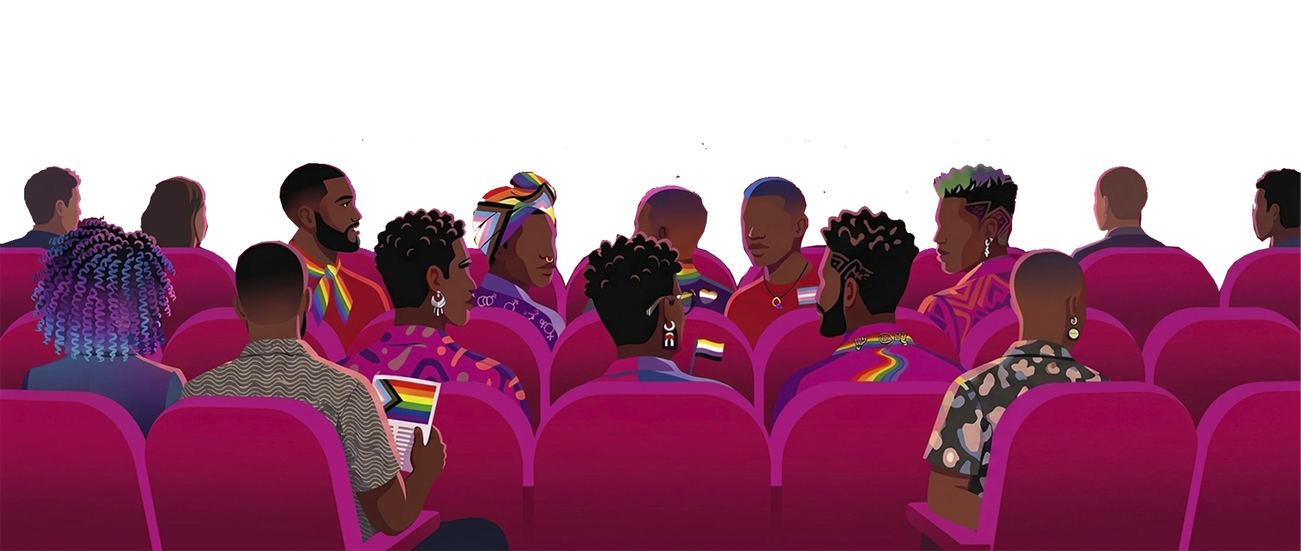An audience seated at the JACK'D Film Festival